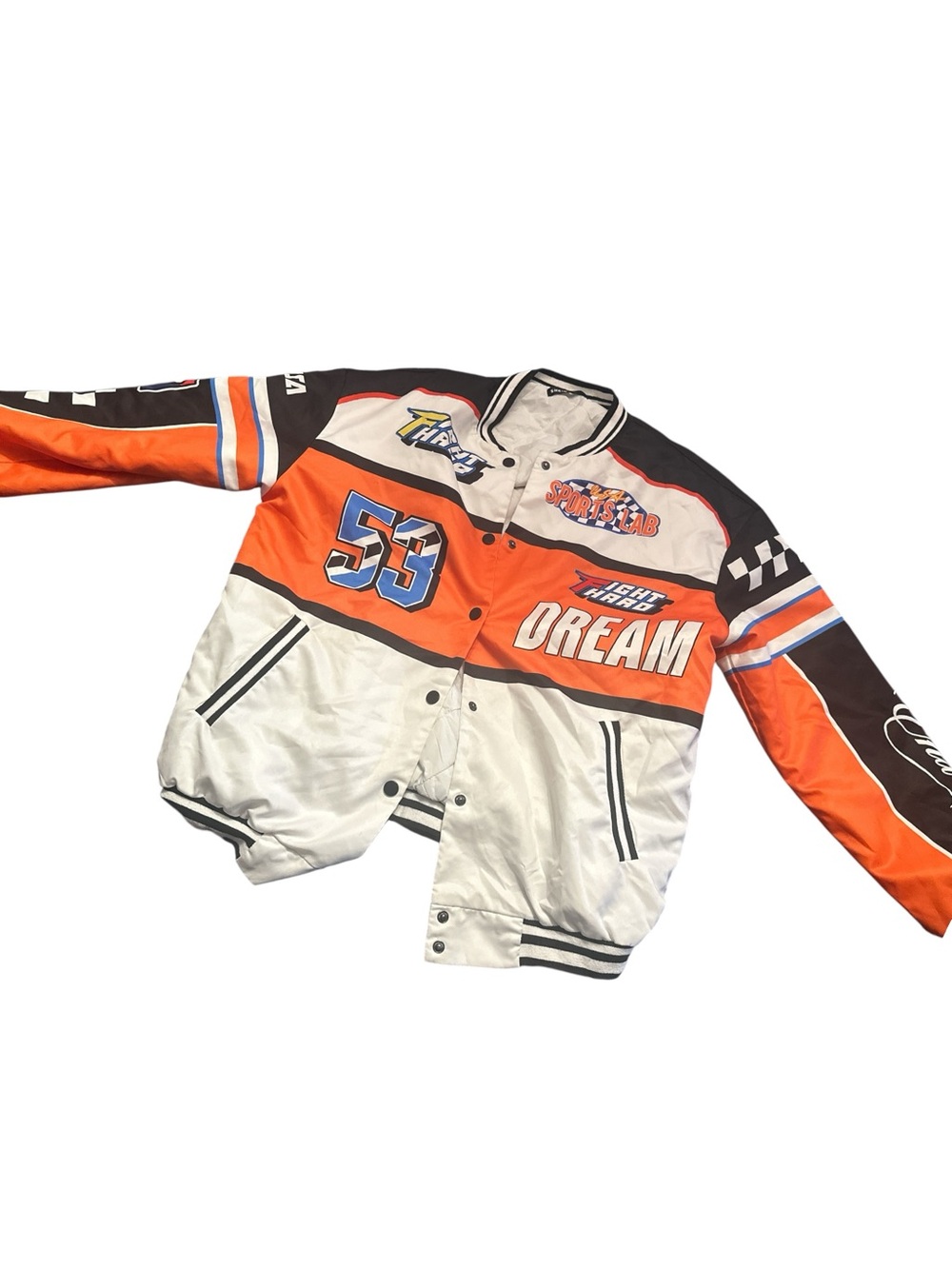 Orange & White Dream Racing Jacket